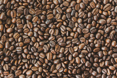 Full frame shot of coffee beans