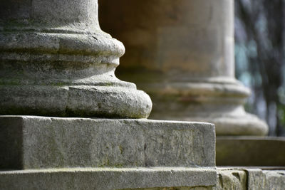 Close-up of a temple