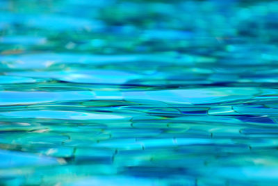 Full frame shot of water in swimming pool