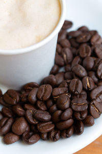 Close-up of coffee beans