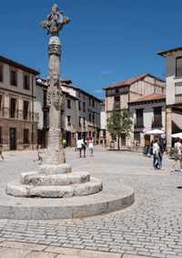 Low angle view of historical building