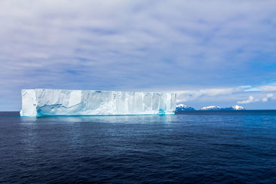 Icebergs in antarctica continent