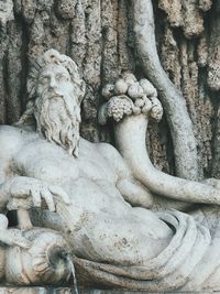 Statue of tree trunk