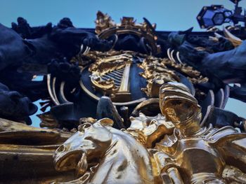 Low angle view of temple