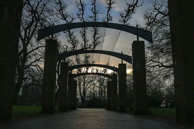 Footpath leading to building