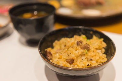 Close-up of food in bowl