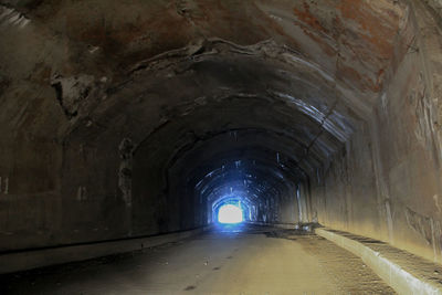 Road in tunnel