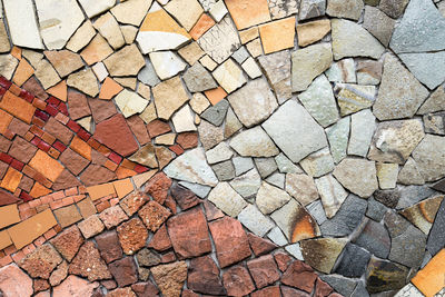 Full frame shot of cobblestone
