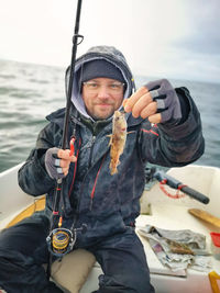 Coastal anglers on the baltic sea