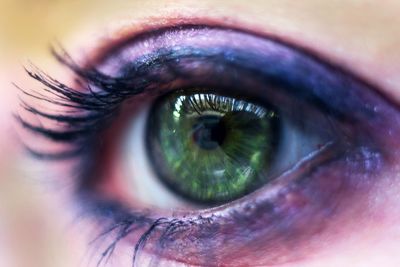 Extreme close-up of woman eye