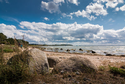 View of beach against sky