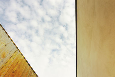 Low angle view of building against sky