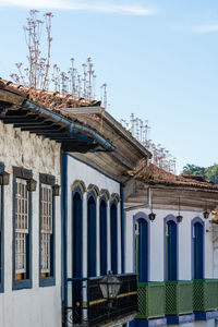 Low angle view of building against sky