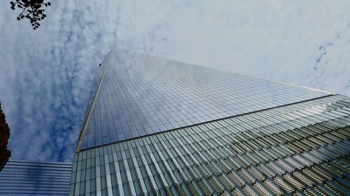 Low angle view of built structure against sky