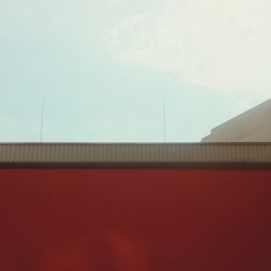 Low angle view of built structure against the sky