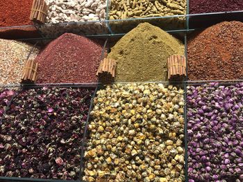 Spices in the market