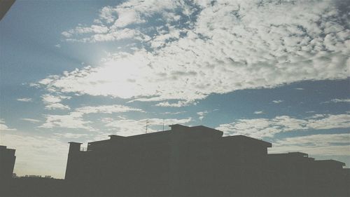 Low angle view of building against sky