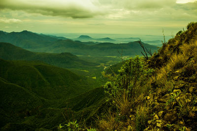 Scenic view of landscape against sky