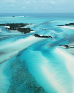 Panoramic view of sea against sky