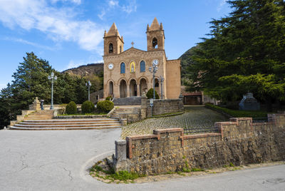 Santuario di gibilmanna on the italian island of sicily