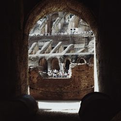 Low angle view of historical building