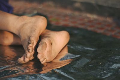 Close-up of hand