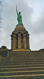 Low angle view of historical building against sky