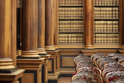 View of books in shelf