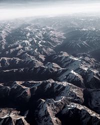 Aerial view of landscape