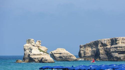 Dreamlike salento. bay of torre dell'orso. puglia, italy