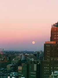 Cityscape at sunset