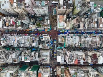 High angle view of cityscape