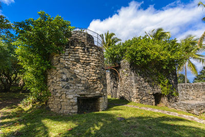 Old ruins against sky