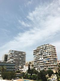 Low angle view of building against sky