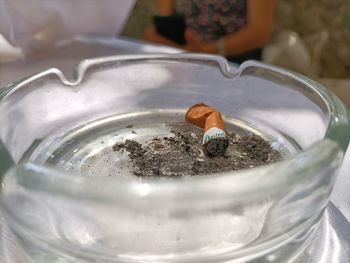 Close-up of drink on table