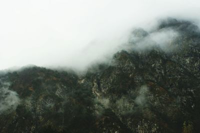 Scenic view of mountains