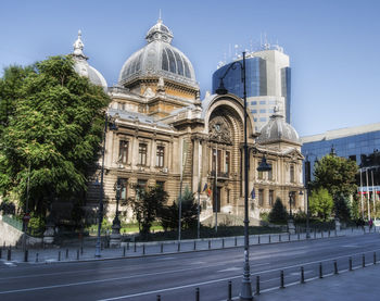 View of cathedral against buildings in city