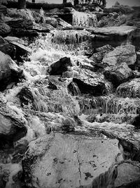 Rocks on rock formation