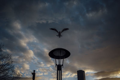 Low angle view of cloudy sky