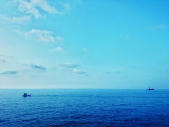 Scenic view of calm sea against sky