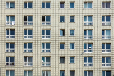 Full frame shot of office building