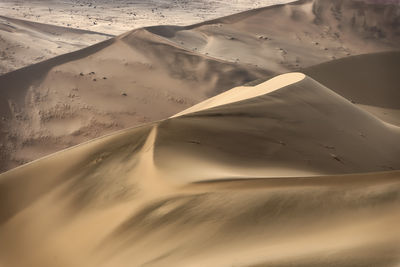 Aerial view of desert