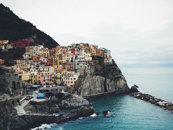 View of residential buildings with waterfront
