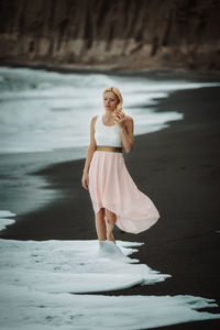 Beautiful woman at beach