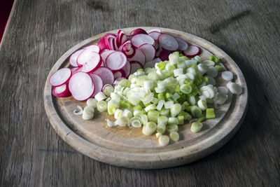 Close-up of served food