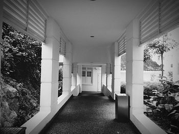 Corridor of building