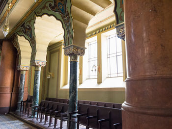 Interior of historic building