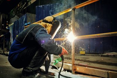 Man working in factory