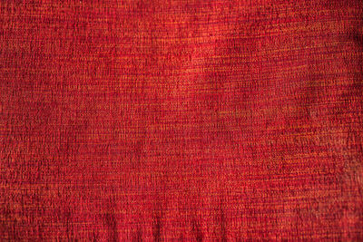 Full frame shot of red fabric