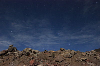 Low angle view of mountain against sky